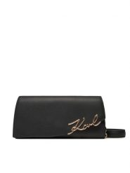 KARL LAGERFELD Torebka A2W32033 Czarny. Czarne listonoszki KARL LAGERFELD, bez wzorów, ze skóry, bez dodatków. Za 499.99 zł.