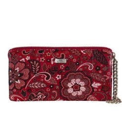 Portfel damski skórzany czerwony BajuBaj duży ręcznie szyty PD2403s167RFID. Czerwone portfele bez wzorów. Za 180.50 zł.