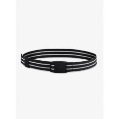 Pasek Mons Royale Mons Belt 3 cm - black/white. Czarne spodnie sportowe Mons Royale, bez wzorów, trekkingowe. Za 60.99 zł.