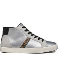 Geox Sneakersy "Blomiee" w kolorze srebrnym rozmiar: 39. Szare trampki Geox, bez wzorów, za kostkę, bez zapięcia. Za 316.24 zł.