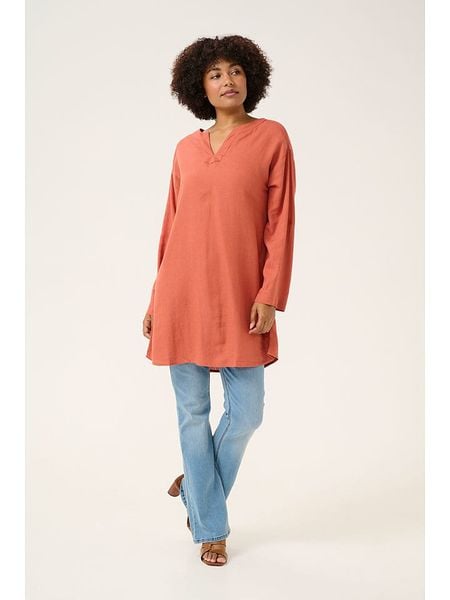 Cream Tunika "Venta" w kolorze pomarańczowym rozmiar: 40. Pomarańczowe tuniki Cream, bez wzorów, bez kołnierzyka, bez ramiączek. Za 104.99 zł.