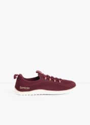 Buty wsuwane typu barefoot Kangaroos z elastyczna podeszwą. Czerwone obuwie sportowe bonprix, bez zapięcia. Za 189.99 zł.