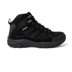 Buty trekkingowe TIMPA Mount-Tex – wygoda, trwałość i doskonała amortyzacja. Czarne trekkingi Izas, z gumy, outdoorowe. Za 365.99 zł.