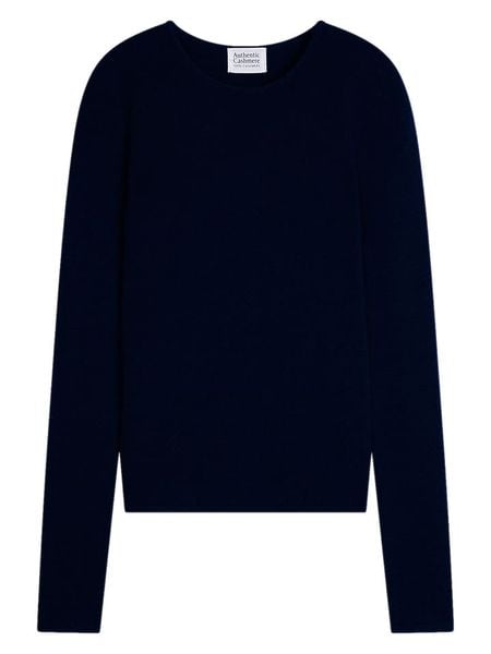 AUTHENTIC CASHMERE Kaszmirowy sweter "Ivy" w kolorze granatowym rozmiar: L. Niebieskie swetry AUTHENTIC CASHMERE, l, bez wzorów, z kaszmiru, bez ramiączek. Za 386.32 zł.