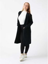 Zwillingsherz Kardigan "Jessi" w kolorze czarnym rozmiar: S/M. Czarne kardigany Zwillingsherz, m, bez wzorów. Za 208.99 zł.