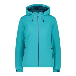 Kurtka damska turystyczna CMP 31Z1576. Niebieskie kurtki sportowe CMP, m, bez wzorów, z softshellu, bez kaptura, trekkingowe. W wyprzedaży za 300.99 zł.