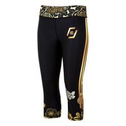Legginsy sportowe damskie EXTREME HOBBY ROSE 3/4. Czarne legginsy EXTREME HOBBY, m, bez wzorów, z elastanu. Za 179.00 zł.