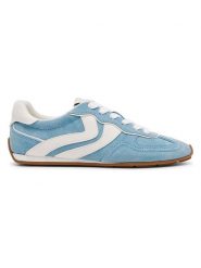 Steve Madden Skórzane sneakersy w kolorze błękitnym rozmiar: 39. Niebieskie trampki Steve Madden, bez wzorów, ze skóry, bez zapięcia. Za 188.40 zł.