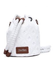 Max Mara Torebka 2616511029650 Biały. Białe torebki klasyczne Max Mara, bez wzorów, z materiału, bez dodatków. Za 739.99 zł.