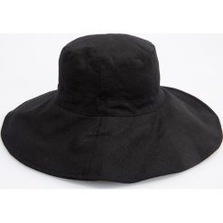 Kapelusz z domieszką lnu - Czarny. Kapelusze marki Reserved. Za 59.99 zł.