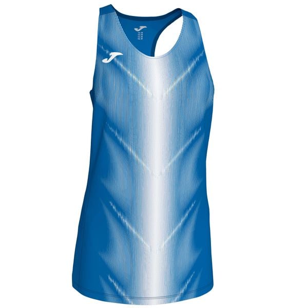 Damski tank top Joma Olympie. Białe topy Joma, bez wzorów, bez kołnierzyka, bez ramiączek. W wyprzedaży za 85.45 zł.