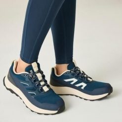 Damskie buty Ravika. Niebieskie trekkingi Regatta, z dzianiny, trekkingowe. Za 299.99 zł.