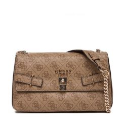 Torebka Guess. Brązowe torebki klasyczne Guess, z aplikacjami, bez dodatków. Za 589.99 zł.