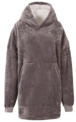 2058 Cosiness – obszerna bluza z kapturem At300 Storm Grey. Szare bluzy 2117 OF SWEDEN, m, bez wzorów, z materiału, z kapturem. Za 184.05 zł.