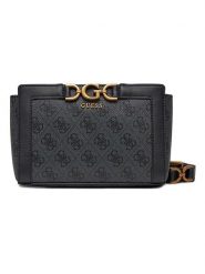 Guess Torebka w kolorze czarnym - 21 x 14 x 7 cm rozmiar: onesize. Czarne torby na ramię Guess, z aplikacjami, z materiału, na ramię, bez dodatków. Za 418.26 zł.
