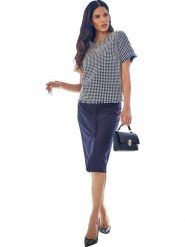 Heine Bluzka w kolorze czarno-białym rozmiar: 34. Czarne bluzki Heine, bez wzorów, bez kołnierzyka, bez ramiączek. Za 104.99 zł.