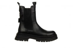 Botki Bayla-161 205 4006 01 Black 161654, Czarny, Skóra naturalna - 38. Czarne botki Bayla, na zimę, bez wzorów, z gumy, z okrągłym noskiem, za kostkę, bez obcasa, bez zapięcia. W wyprzedaży za 269.10 zł.