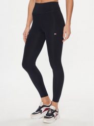 Tommy Hilfiger Legginsy Essentials WW0WW41082 Granatowy Slim Fit. Niebieskie legginsy TOMMY HILFIGER, xs, bez wzorów, z syntetyku. Za 149.99 zł.