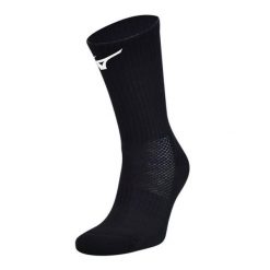 Skarpety Do Piłki Ręcznej Unisex Dla Dorosłych. Czarne skarpety Mizuno, bez wzorów. Za 37.99 zł.