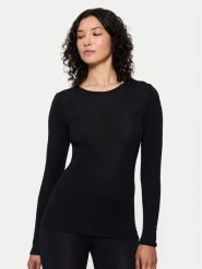 Triumph Koszulka piżamowa Beauty Layers 10225656 Czarny Slim Fit. Czarne koszule nocne Triumph, l, bez wzorów, z wełny, bez ramiączek. Za 239.99 zł.