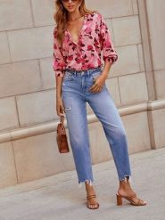 Milan Kiss Bluzka w kolorze różowym rozmiar: S. Różowe bluzki Milan Kiss, s, bez wzorów, bez kołnierzyka, bez ramiączek. Za 145.94 zł.