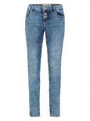 Sublevel Dżinsy - Skinny fit - w kolorze niebieskim rozmiar: S. Niebieskie jeansy Sublevel, s, z aplikacjami. Za 74.81 zł.