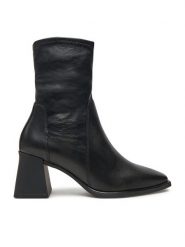 Vagabond Shoemakers Botki Hedda 5602-302-20 Czarny. Czarne botki Vagabond Shoemakers, bez wzorów, ze skóry, bez obcasa, na słupku, bez zapięcia. Za 769.99 zł.