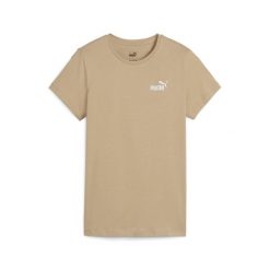 Koszulka Sportowa Damska Puma Ess+ Embroidery. Brązowe koszulki sportowe Puma, bez wzorów, bez ramiączek. Za 81.99 zł.