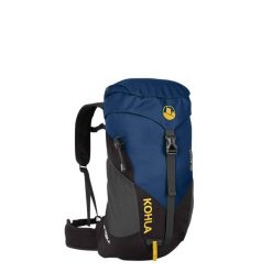 Plecak z siatką dystansową Kohla Active 22L - navy peony/lemon curry/caviar. Niebieskie plecaki KOHLA, bez wzorów. Za 387.99 zł.