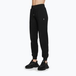 Spodnie treningowe damskie Cardio Bunny Hail. Czarne spodnie dresowe Cardio Bunny, xs, bez wzorów, na fitness i siłownię. Za 79.99 zł.