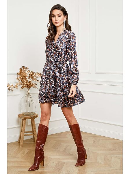 Joséfine Sukienka "Igal" ze wzorem rozmiar: M. Sukienki Joséfine, m, bez wzorów, bez kołnierzyka, bez ramiączek, mini, rozkloszowane. Za 143.99 zł.