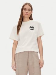 HUGO T-Shirt Vintage Tee_B_3 50533958 Biały Relaxed Fit. Białe t-shirty Hugo, l, bez wzorów, z bawełny, bez kołnierzyka, bez ramiączek. Za 129.99 zł.