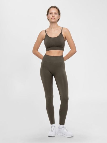 Damskie legginsy Hummel Flow. Brązowe legginsy Hummel, s, bez wzorów, z dzianiny. Za 130.50 zł.