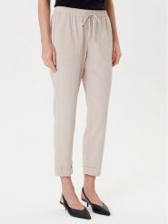 Tatuum Spodnie materiałowe Sudiki T2506.147 Beżowy Slim Fit. Brązowe spodnie materiałowe Tatuum, bez wzorów, z lyocellu. Za 349.99 zł.