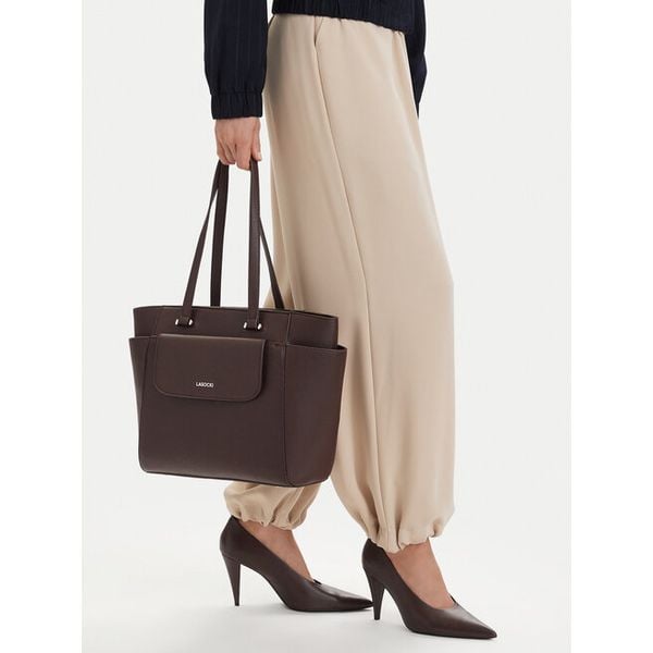 Torebka Lasocki. Brązowe shopper Lasocki, bez wzorów, bez dodatków. Za 239.99 zł.