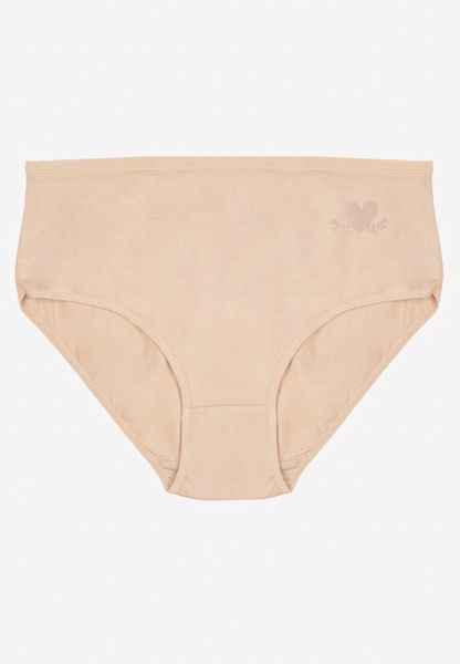 Beżowe Gładkie Majtki Figi z Bawełny Idina. Brązowe figi Born2be, l, bez wzorów, z bawełny. Za 9.99 zł.