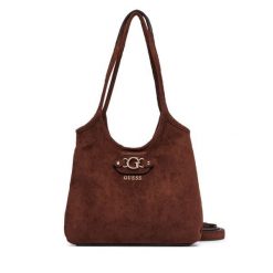 Torebka Guess. Brązowe torebki klasyczne Guess, z aplikacjami, bez dodatków. Za 494.99 zł.