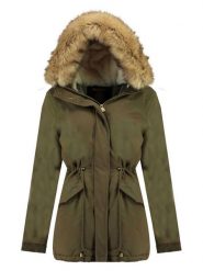 Geographical Norway Parka "Ampuria" w kolorze khaki rozmiar: M. Brązowe parki Geographical Norway, m, bez kaptura. Za 267.29 zł.