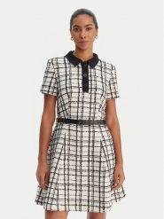 Morgan Sukienka dzianinowa 261-RNOLIA Écru Slim Fit. Sukienki Morgan, bez wzorów, z dzianiny, bez kołnierzyka, bez ramiączek. Za 459.99 zł.