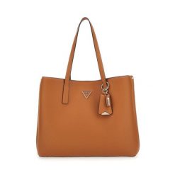 Torebka Guess. Brązowe torebki klasyczne Guess, z aplikacjami, bez dodatków. Za 349.99 zł.