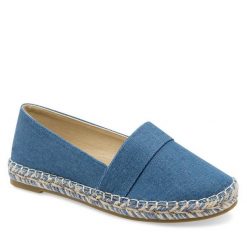 Espadryle Jenny Fairy. Niebieskie espadryle Jenny Fairy, bez wzorów, bez obcasa, bez zapięcia. Za 47.99 zł.