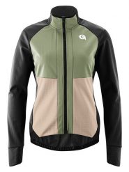 Gonso Softshellowa kurtka kolarska "Trail" w kolorze czarno-zielono-beżowym rozmiar: 36. Brązowe kurtki sportowe Gonso, bez wzorów, bez kaptura, rowerowe. Za 237.73 zł.