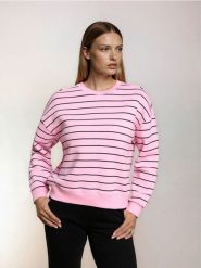 Bluza crewneck z bawełną - wielobarwny. Bluzy sportowe Sinsay, l, bez wzorów, z bawełny, bez kaptura. Za 39.99 zł.