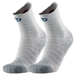 Skarpety trekkingowe kobieta Therm-ic Trekking Temperate Crew Lady dwuwarstwowa. Szare skarpety THERM-IC, bez wzorów, z wełny. Za 145.00 zł.