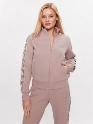 Guess Bluza Britney V2YQ16 KB3P2 Różowy Regular Fit. Czerwone bluzy Guess, xxs, z aplikacjami, z bawełny, bez kaptura. Za 219.99 zł.