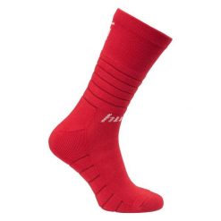 Skarpetki Huari Lony. Czerwone skarpety HUARI, bez wzorów. Za 41.55 zł.