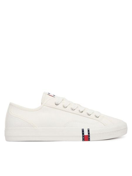 Tommy Jeans Tenisówki Archive Y2K EN0EN02956 Biały. Białe trampki Tommy Jeans, bez wzorów, z jeansu, bez zapięcia. Za 289.99 zł.