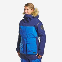 Second Life - Parka trekkingowa damska Forclaz Arctic 900 -33°C... - Stan Dobry. Niebieskie parki FORCLAZ, na zimę, l, z elastanu, z kapturem. Za 799.00 zł.