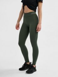 Damskie legginsy Hummel. Zielone legginsy Hummel, l, bez wzorów, z dżerseju. Za 224.00 zł.
