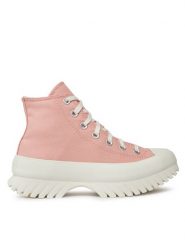 Converse Trampki Chuck Taylor As Lugged 2.0 A05475C Różowy. Czerwone obuwie sportowe Converse, bez wzorów, z materiału, bez zapięcia. Za 239.99 zł.
